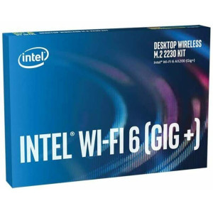 Мережевий адаптер Intel AX200 (AX200.NGWG.DTK) (WiFi6, AX2400, BT 5.2, M.2 2230, 2хзовнішні антени)