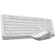 Комплект (клавіатура, миша) беспроводной A4Tech Bloody FG1010 White USB