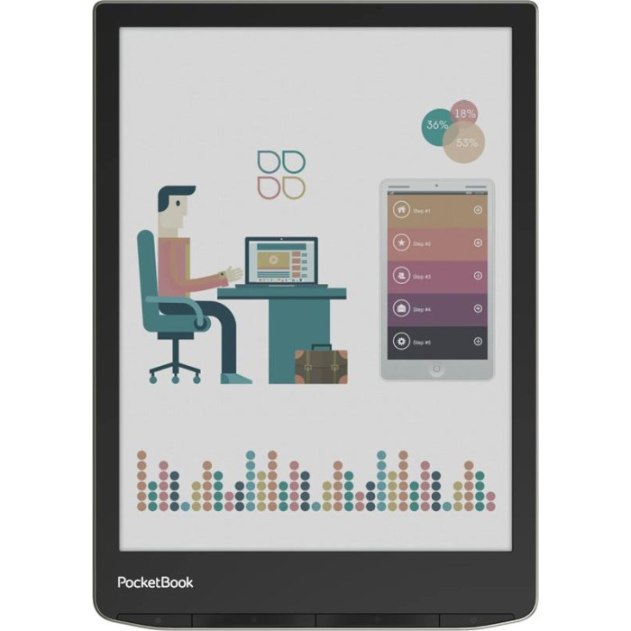 Электронная книга PocketBook 743C InkPad Color 2 Moon Silver (PB743C-N-CIS)