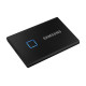 Накопитель внешний SSD 2.5" USB 1.0 TB Samsung T7 Touch Black (MU-PC1T0K/WW)