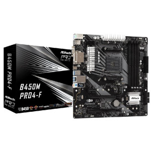 ASRock B450M Pro4-F Socket AM4 ASRock B450M Pro4-F Socket AM4