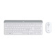 Комплект (клавиатура, мышка) беспроводной Logitech MK470 White USB (920-009205)