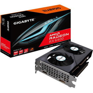 Видеокарта AMD Radeon RX 6400 4GB GDDR6 Eagle Gigabyte (GV-R64EAGLE-4GD) Видеокарта AMD Radeon RX 6400 4GB GDDR6 Eagle Gigabyte (GV-R64EAGLE-4GD)