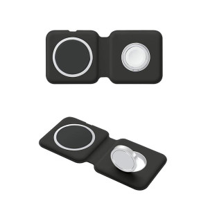 Беспроводное зарядное устройство ColorWay MagSafe Duo Charger 15W for iPhone Black (CW-CHW32Q-BK)
