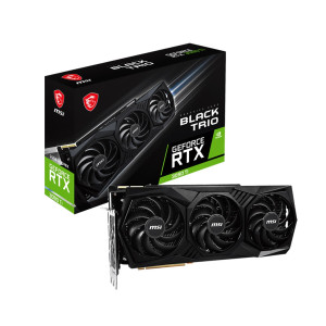 Видеокарта GF RTX 3090 Ti 24GB GDDR6X Black Trio MSI (GeForce RTX 3090 Ti BLACK TRIO 24G) Видеокарта GF RTX 3090 Ti 24GB GDDR6X Black Trio MSI (GeForce RTX 3090 Ti BLACK TRIO 24G)