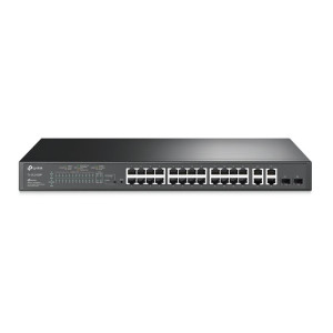 Коммутатор TP-LINK TL-SL2428P (24хFE PoE+, 4хGE, 2хSFP combo, Smart) Коммутатор TP-LINK TL-SL2428P (24хFE PoE+, 4хGE, 2хSFP combo, Smart)