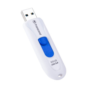 Флеш-накопичувач USB3.0 64GB Transcend JetFlash 790 White (TS64GJF790W) Флеш-накопичувач USB3.0 64GB Transcend JetFlash 790 White (TS64GJF790W)