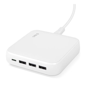 Сетевое зарядное устройство для Ttec SmartCharger Quattro GaN USB-C/USB-A 65W White (2SCG02B) Сетевое зарядное устройство для Ttec SmartCharger Quattro GaN USB-C/USB-A 65W White (2SCG02B)
