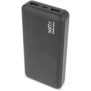 Универсальная мобильная батарея Setty 20000 mAh Black (GSM043161)