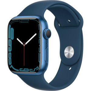 Apple Watch Series 7 GPS 41mm Blue Aluminum Case With Blue Sport Band (MKN13) Apple Watch Series 7 GPS 41mm Blue Aluminum Case With Blue Sport Band (MKN13)
