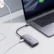 Концентратор USB Type-C Ugreen CM212 2xUSB 3.0 + HDMI + RJ45 1000M Ethernet + Cardreader, Gray (50852)