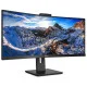 Монитор Philips 34" 346P1CRH/00 VA Black Curved