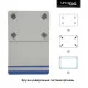 Чехол-книжка Armorstandart Silicone Hooks 10 Blue (ARM59079)