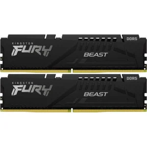 Модуль пам`яті DDR5 2х16GB/5600 Kingston Fury Beast Black (KF556C36BBEK2-32) Модуль пам`яті DDR5 2х16GB/5600 Kingston Fury Beast Black (KF556C36BBEK2-32)