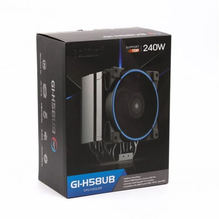 Кулер процессорный PCCooler GI-H58UB Corona Blue