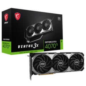 Видеокарта GF RTX 4070 Ti 12GB GDDR6X Ventus 3X E1 OC MSI (GeForce RTX 4070 Ti VENTUS 3X E1 12G OC)