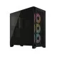 Корпус Corsair iCUE 4000D RGB AirFlow Tempered Glass Black (CC-9011240-WW) без БП Корпус Corsair iCUE 4000D RGB AirFlow Tempered Glass Black (CC-9011240-WW) без БП