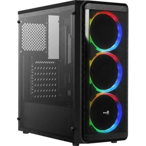Корпус AEROCOOL SI-5200 RGB BG Black без БП Корпус AEROCOOL SI-5200 RGB BG Black без БП