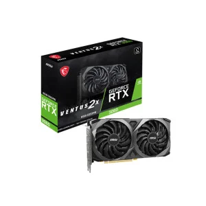 Видеокарта GF RTX 3060 8GB GDDR6 Ventus 2X MSI (GeForce RTX 3060 VENTUS 2X 8G)