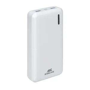 Універсальна мобільна батарея Rivacase VA2572 20000 mAh White (PB931088) Універсальна мобільна батарея Rivacase VA2572 20000 mAh White (PB931088)