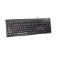 Клавиатура A4tech KRS-83 Ukr Black PS/2