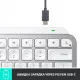 Клавиатура беспроводная Logitech MX Keys Mini For Business Pale Gray (920-010609)