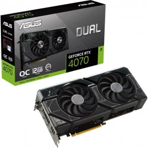 Відеокарта GF RTX 4070 12GB GDDR6X Dual OC Asus (DUAL-RTX4070-O12G) Відеокарта GF RTX 4070 12GB GDDR6X Dual OC Asus (DUAL-RTX4070-O12G)