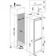 Вбудований холодильник Whirlpool WHC18T311