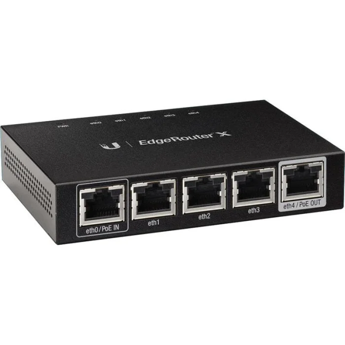 Маршрутизатор Ubiquiti EdgeRouter X (ER-X)(Dual-Core 880/256MB, 5xLAN)