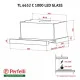 Витяжка Perfelli TL 6632 C WH 1000 LED GLASS