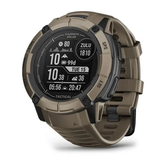 Смарт-часы Garmin Instinct 2X Solar Tactical Coyote Tan (010-02805-64) Смарт-часы Garmin Instinct 2X Solar Tactical Coyote Tan (010-02805-64)