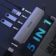 Концентратор USB Type-C Ugreen CM136 3xUSB 3.0+HDMI, Gray (50209)