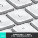 Клавиатура беспроводная Logitech MX Keys Mini For Business Pale Gray (920-010609)