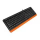 Клавиатура A4Tech FK10 Ukr Orange USB
