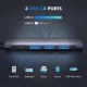 Концентратор USB Type-C Ugreen CM136 3xUSB 3.0+HDMI, Gray (50209)