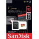 Карта пам`ятi MicroSDXC 256GB C10 UHS-I SanDisk Extreme V30 U3 R190/W130MB/s + SD (SDSQXAV-256G-GN6MA)