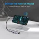 Концентратор USB Type-C Ugreen CM136 3xUSB 3.0+HDMI, Gray (50209)