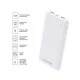 Універсальна мобільна батарея ColorWay Slim 10000mAh White (CW-PB100LPF2WT)