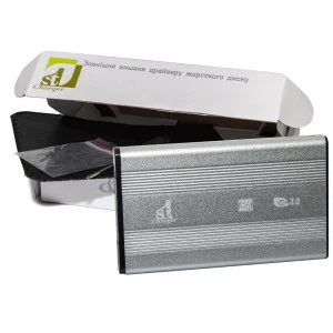 Внешний карман 1StCharger SATA HDD/SSD 2.5", USB 3.0, Silver (HDE1STU2530BS)
