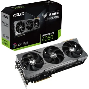 Видеокарта GF RTX 4080 16GB GDDR6X TUF Gaming OC Asus (TUF-RTX4080-O16G-GAMING)