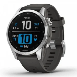 Смарт-часы Garmin Fenix 7S Stainless Steel with Graphite Band (010-02539-01) Смарт-часы Garmin Fenix 7S Stainless Steel with Graphite Band (010-02539-01)