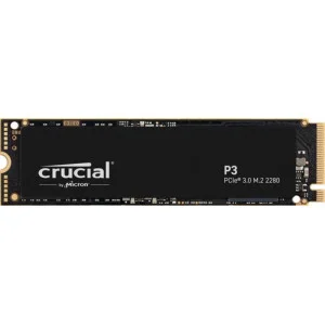 Накопитель SSD 500GB Crucial P3 M.2 2280 NVMe PCIe 3.0 x4 TLC 3D NAND (CT500P3SSD8)