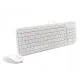 Комплект (клавиатура, мышка) A4Tech F1512 White USB