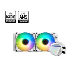 Система водяного охолодження MSI MAG CoreLiquid 240R V2 White Система водяного охолодження MSI MAG CoreLiquid 240R V2 White