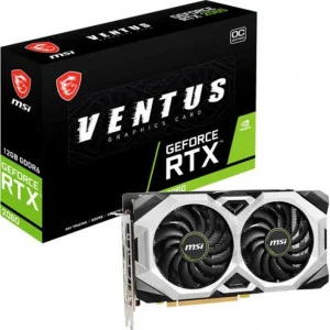 Відеокарта GF RTX 2060 12GB GDDR6 Ventus 12G OC MSI (GeForce RTX 2060 VENTUS 12G OC)