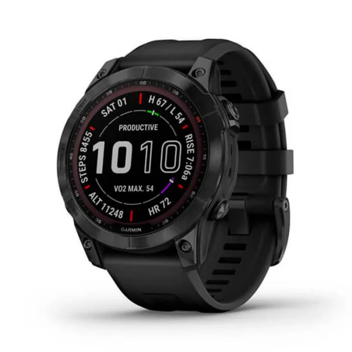 Смарт-годинник Garmin Fenix 7 Sapphire Solar Black DLC Titanium with Black Band (010-02540-34) Смарт-годинник Garmin Fenix 7 Sapphire Solar Black DLC Titanium with Black Band (010-02540-34)