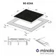 Варочная поверхность Minola MI 6044 GBL