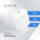 Зарядний пристрій AccLab AL-TC125 1хType-C 5В/3A/25W QC/PD 3.0 White (1283126538841)