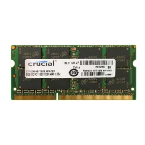 Модуль памяти SO-DIMMDDR3L 8GB/1600 Crucial (CT102464BF160B.M16FP)