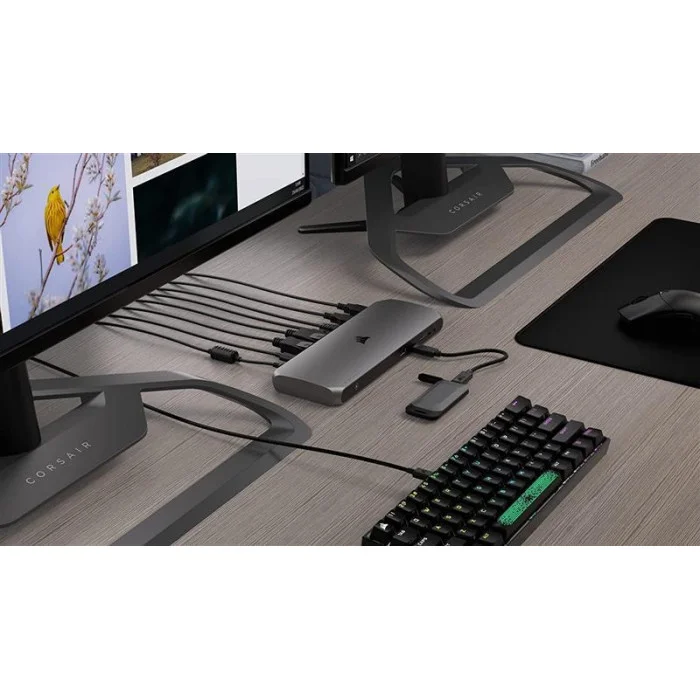 Накопитель наружный SSD Portable USB 1.0TB Corsair EX100U Black (CSSD-EX100U1TB)